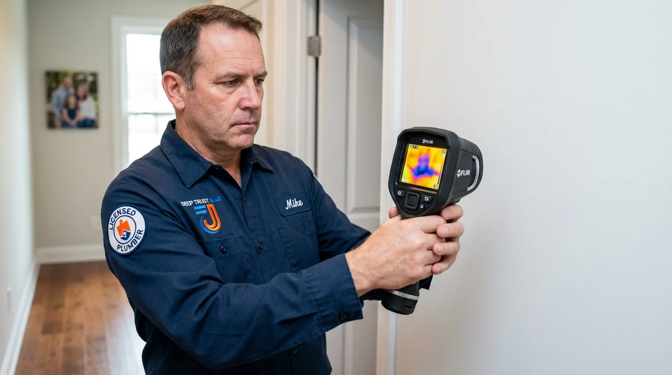 Thermal imaging leak detection by Johns Plumbing LLC in Yutan